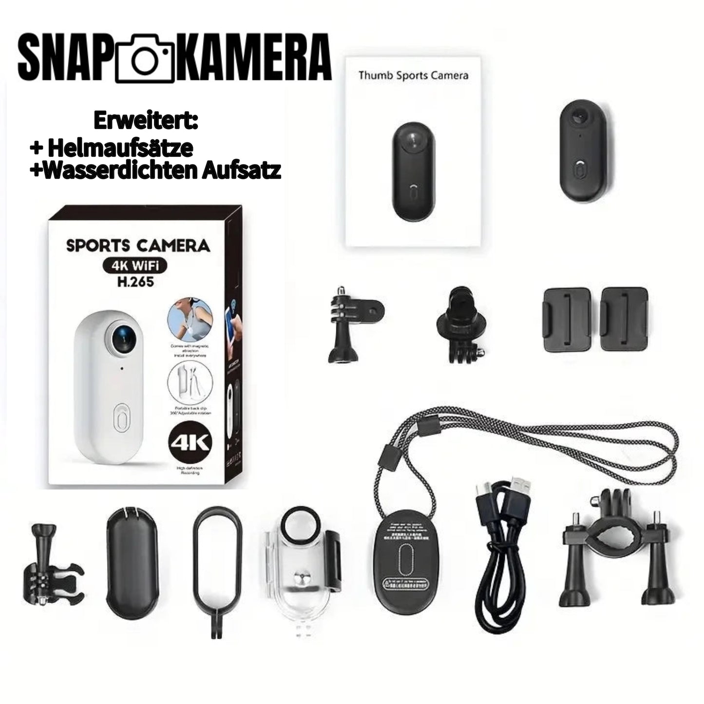Snap Kamera™ Mini Action Kamera