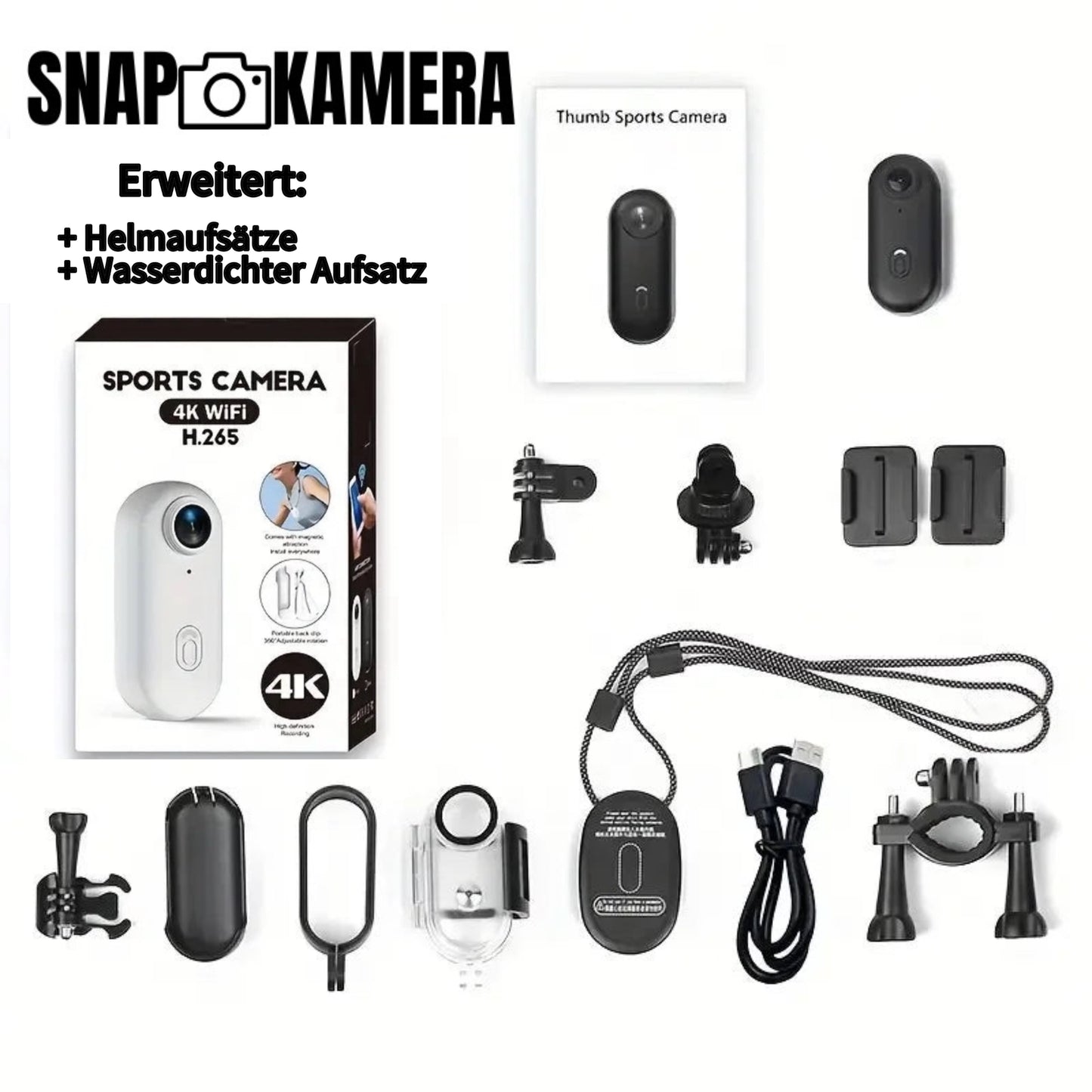 Snap Kamera™ Mini Action Kamera